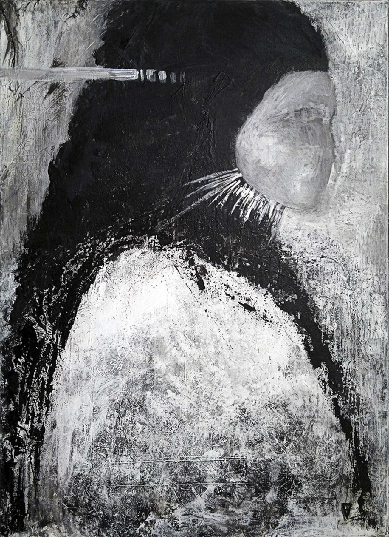 INDIGIRL, 2017, Acryl on canvas